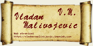 Vladan Malivojević vizit kartica